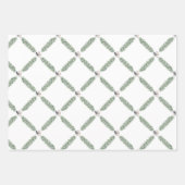 Christmas Silver Bells Garland Inpakpapier Vel (Voorkant 2)