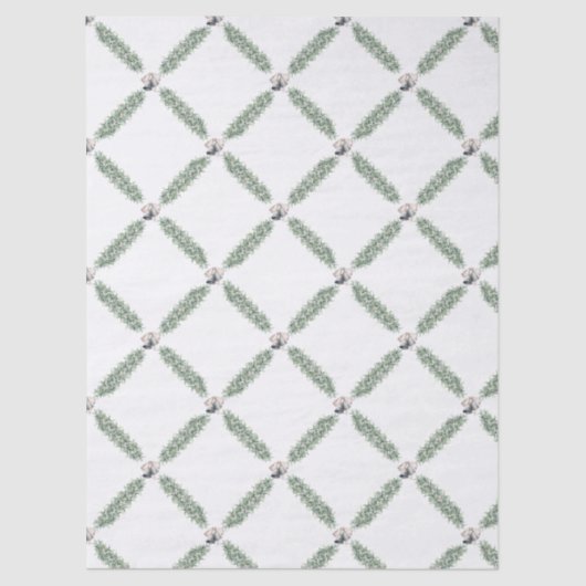 Christmas Silver Bells Garland Tissuepapier (Voorkant)