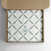 Christmas Silver Bells Garland Tissuepapier