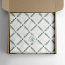 Christmas Silver Bells Garland Tissuepapier