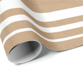 Christmas Simple Stripes Lines Wrapping Paper Cadeaupapier (Rol Hoek)
