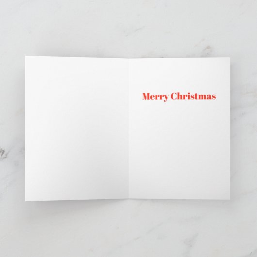 Christmas Singing Canary Kaart (Binnen)