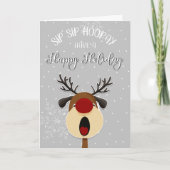 CHRISTMAS SIP SIP HOORAY CARD KAART (Voorkant)