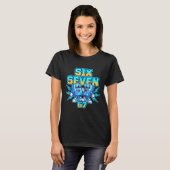 Christmas Six Seven 67 Meme Funny Retro Electric H T-shirt (Voorkant volledig)