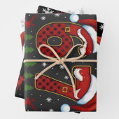 Christmas Six Seven 67 Santa Xmas Gen Alpha Inpakpapier Vel (In situ)