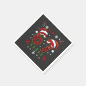 Christmas Six Seven 67 Santa Xmas Gen Alpha Servet (Hoek)