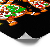 Christmas Six Seven Dabbing Cool Meme 67 Xmas Dab  Poster (Hoek)