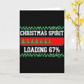 Christmas Six Seven Srit Loading 67 Meme Gen Z Alp Kaart (Gele Bloem)