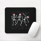 Christmas Skeleton Dancing Funny Xmas  Muismat (Met muis)