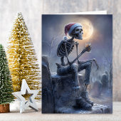 Christmas Skeleton Feestdagen Kaart