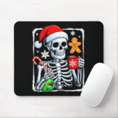 Christmas Skeleton Hot Chocolate Funny Xmas Men Wo Muismat (Met muis)