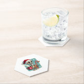 Christmas Skeleton Hot Chocolate Xmas Men Women Ki Kartonnen Onderzetters (Insitu)