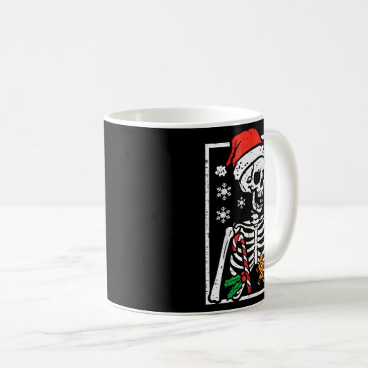 Christmas Skeleton Hot Chocolate Xmas Men Women Ki Koffiemok (Voorkant rechts)