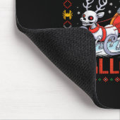 Christmas Skeleton I Prefer Halloween Ugly Christm Muismat (Hoek)