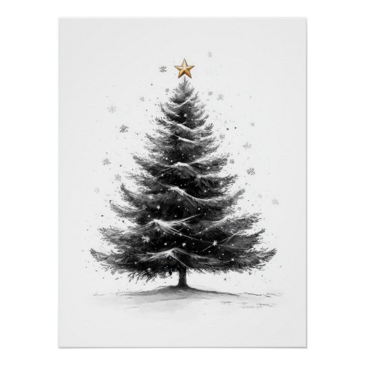 Christmas Sketch Poster (Voorkant)