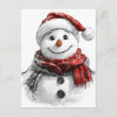 Christmas Sketch Poster Briefkaart (Voorkant)