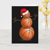 Christmas Sketll Shirt - Sketll Snowman Kaart (Gele Bloem)