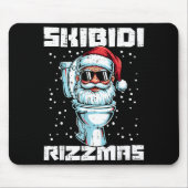Christmas Skibidi Rizzmas Toilet Xmas Meme Kids Me Muismat (Voorkant)