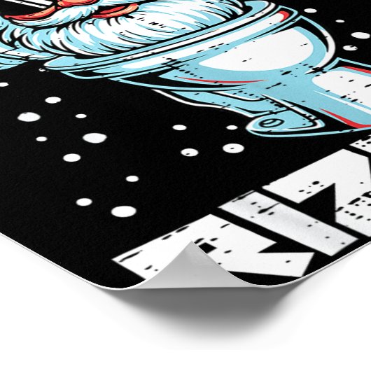 Christmas Skibidi Rizzmas Toilet Xmas Meme Kids Me Poster (Hoek)