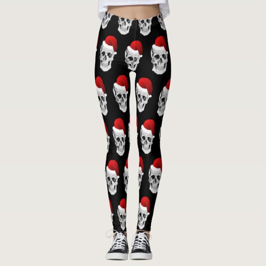 CHRISTMAS SKULL LEGGINGS (Voorkant)