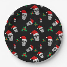 Christmas Skull Party Borden - stijl 1
