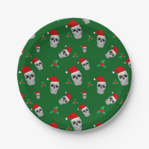 Christmas Skull Party Borden - stijl 3