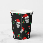 Christmas Skull Party Cups - stijl 1 Papieren Bekers (Rechts)