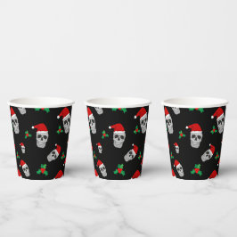 Christmas Skull Party Cups - stijl 1 Papieren Bekers
