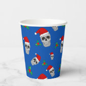 Christmas Skull Party Cups - stijl 2 Papieren Bekers (Achterkant)