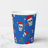 Christmas Skull Party Cups - stijl 2 Papieren Bekers (Rechts)