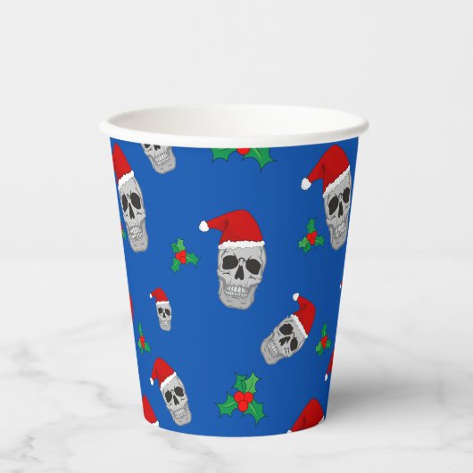 Christmas Skull Party Cups - stijl 2 Papieren Bekers (Voorkant)