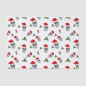 Christmas Skull Tissue Paper Tissuepapier (Voorkant)
