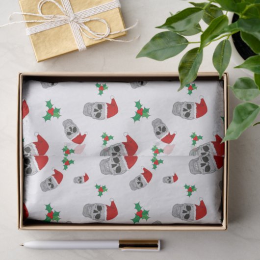 Christmas Skull Tissue Paper Tissuepapier (Geschenk)