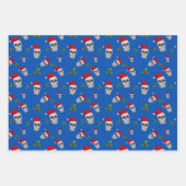 Christmas Skull Wrapping Paper Set (Voorkant 3)