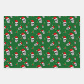 Christmas Skull Wrapping Paper Set (Voorkant 2)