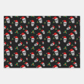Christmas Skull Wrapping Paper Set (Voorkant)