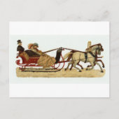 Christmas Sleigh Ride - Kerst Briefkaart (Voorkant)