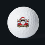 Christmas Sleigher Santa Rock Xmas Rocker Golfballen<br><div class="desc">Christmas Sleigher Santa Rock Xmas Rocker</div>