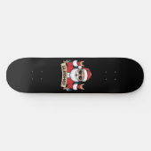 Christmas Sleigher Santa Rock Xmas Rocker Persoonlijk Skateboard (Horizontaal)