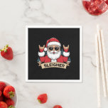 Christmas Sleigher Santa Rock Xmas Rocker Servet<br><div class="desc">Christmas Sleigher Santa Rock Xmas Rocker</div>