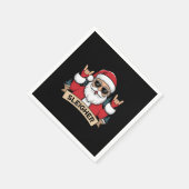 Christmas Sleigher Santa Rock Xmas Rocker Servet (Hoek)