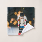 Christmas SlipperyJoe notenkraker beeldje ornament Bad Handdoek (Wasdoekje)