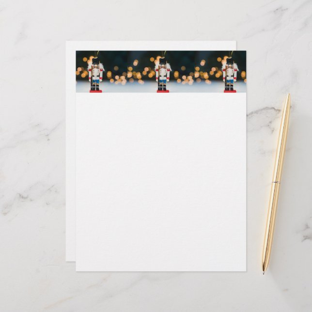 Christmas SlipperyJoe notenkraker beeldje ornament Briefhoofd (Voorkant / Achterkant in situ)