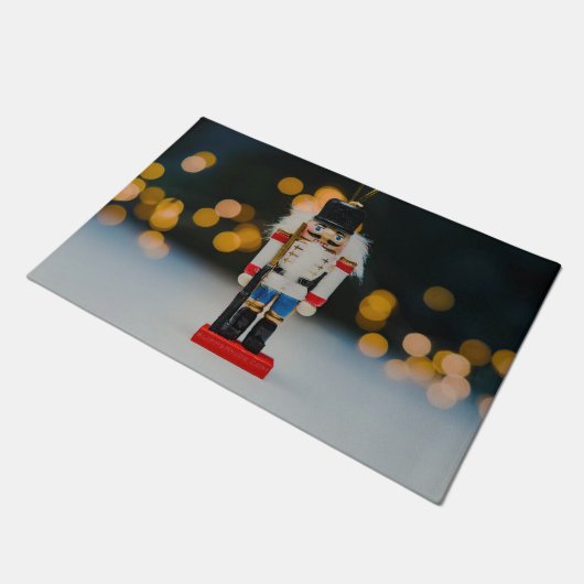 Christmas SlipperyJoe notenkraker beeldje ornament Deurmat (Schuin)