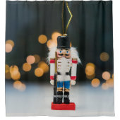 Christmas SlipperyJoe notenkraker beeldje ornament Douchegordijn (Voorkant)