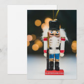 Christmas SlipperyJoe notenkraker beeldje ornament Feestdagenkaart (Voorkant / Achterkant)