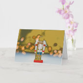 Christmas SlipperyJoe notenkraker beeldje ornament Folie Feestdagenkaart (Orchidee)