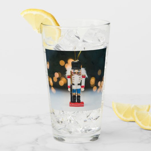 Christmas SlipperyJoe notenkraker beeldje ornament Glas (Voorkant ijs)