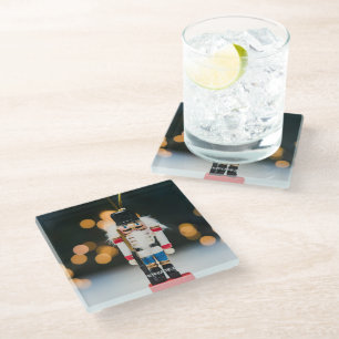 Christmas SlipperyJoe notenkraker beeldje ornament Glazen Onderzetter