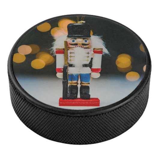 Christmas SlipperyJoe notenkraker beeldje ornament Hockey Puck (3/4)